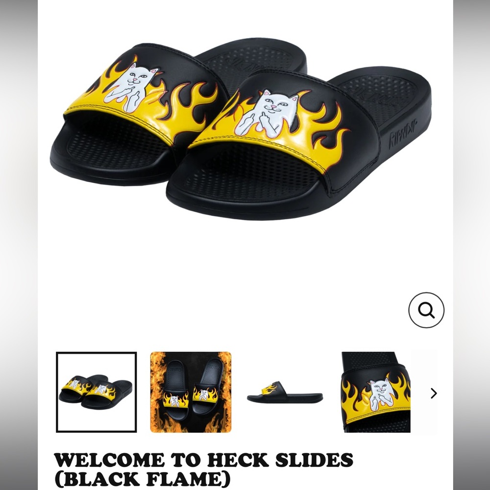 Ripndip slides size 4 men/size 5.5 women . Brand new